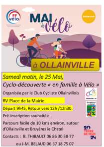 25.05.2024: Mai à vélo